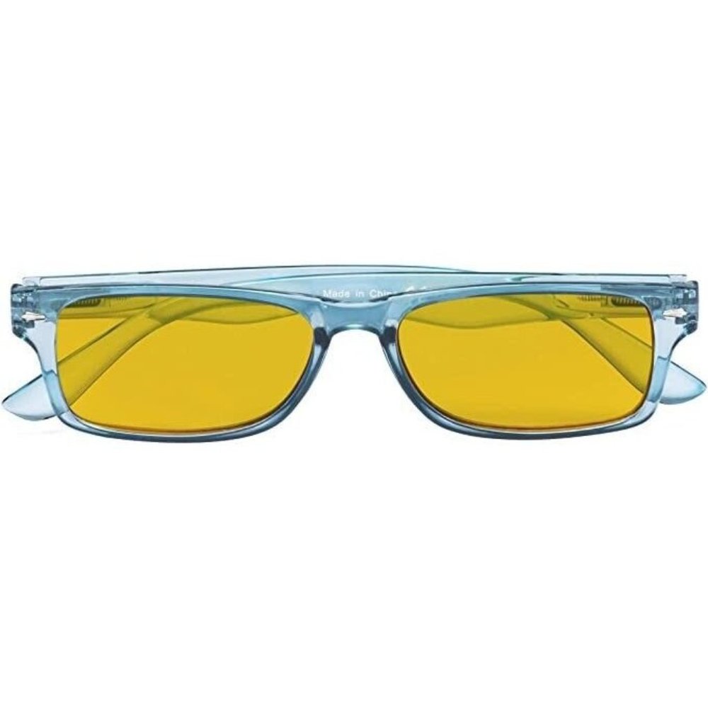 NWT CessBlue Sheer Rectangle Blue Light 1.75 Reading Nerd Glasses Readers 84734